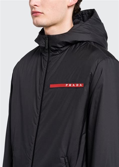 prada waxed jacket|prada jackets for men.